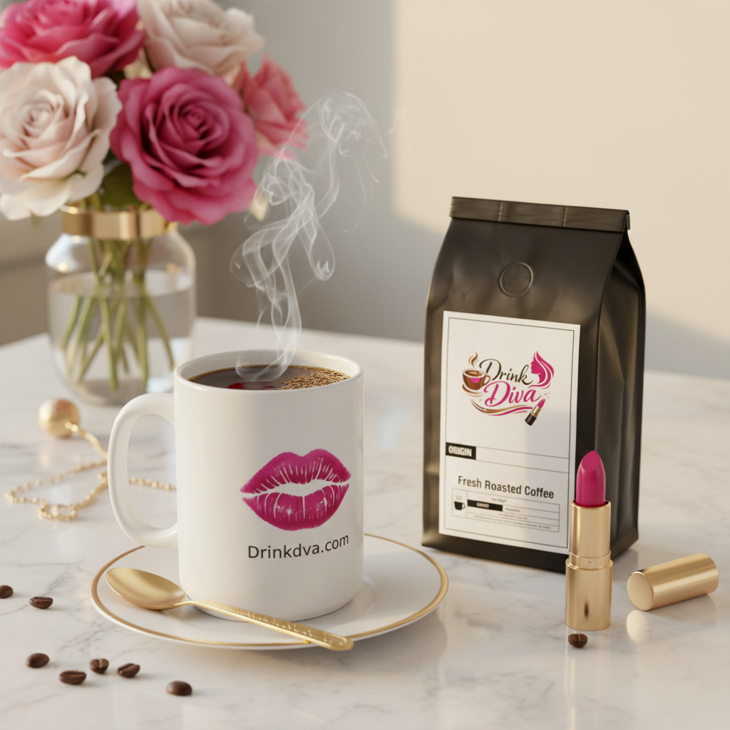 Kiss Print Mug Lifestyle Image