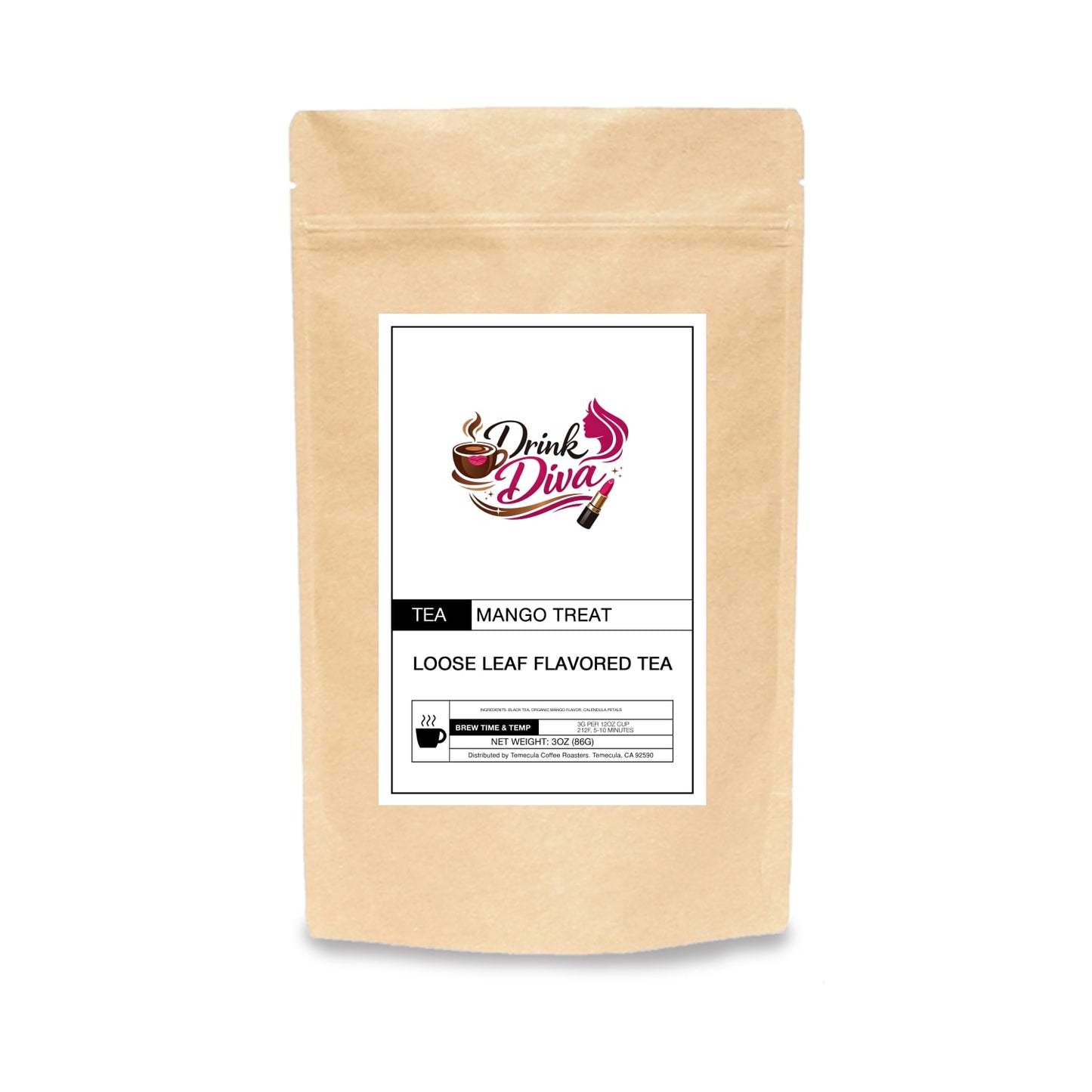 Mango Treat Tea - Tropical Fruit Tea Blend | Drink Diva