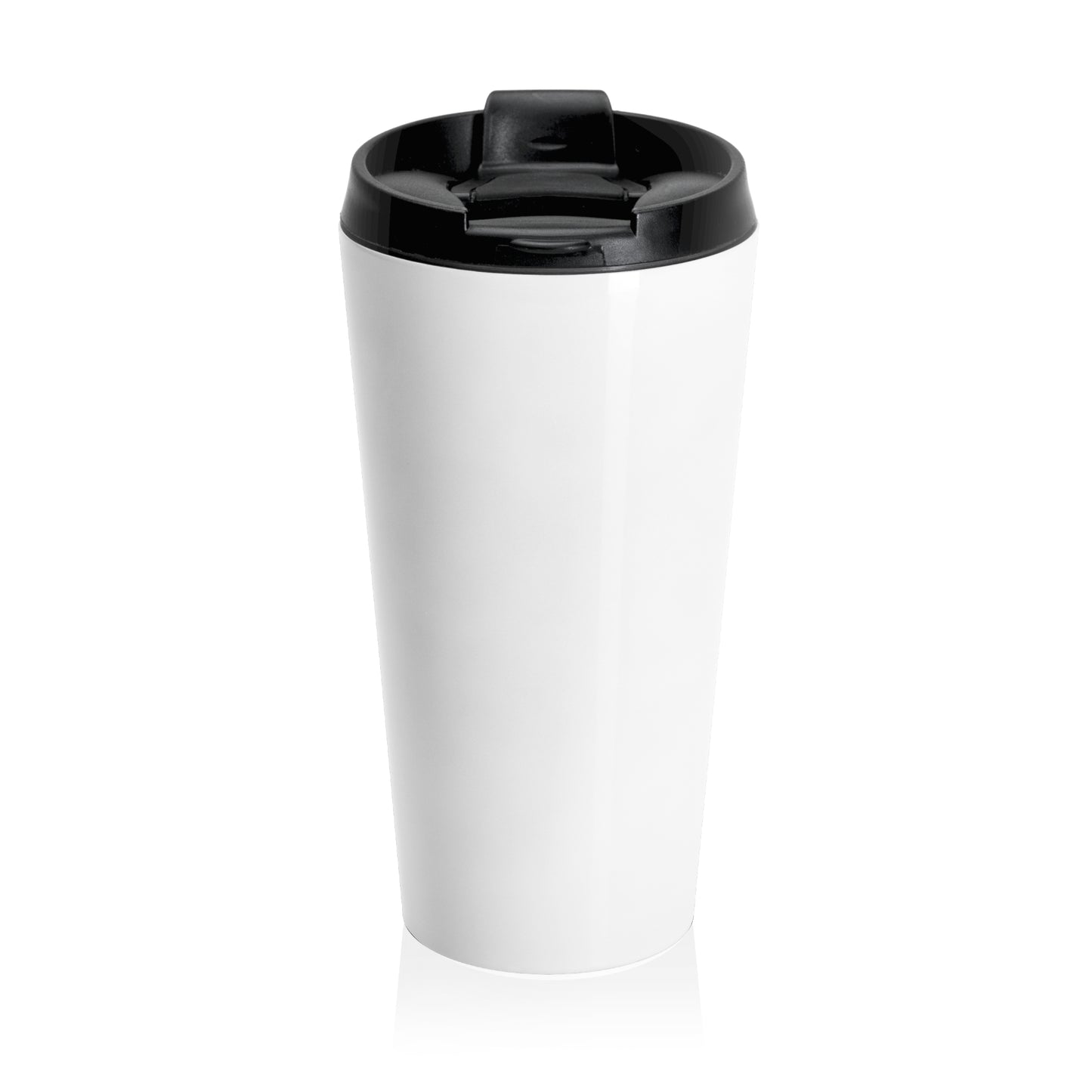 Travel Mug - 'Drink Diva' Pink Lip Print Stainless Steel Tumbler