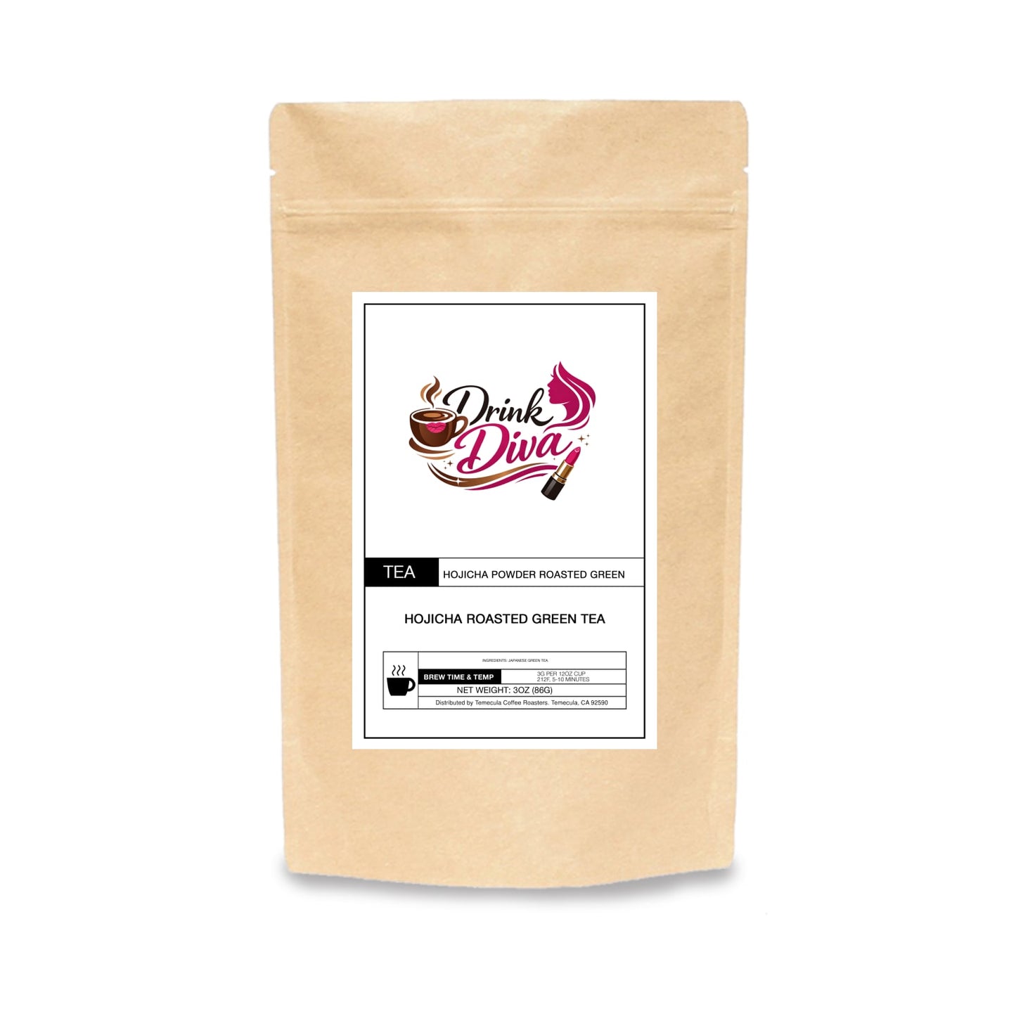 Hojicha Roasted Green Tea - Japanese Roasted Tea | Drink Diva