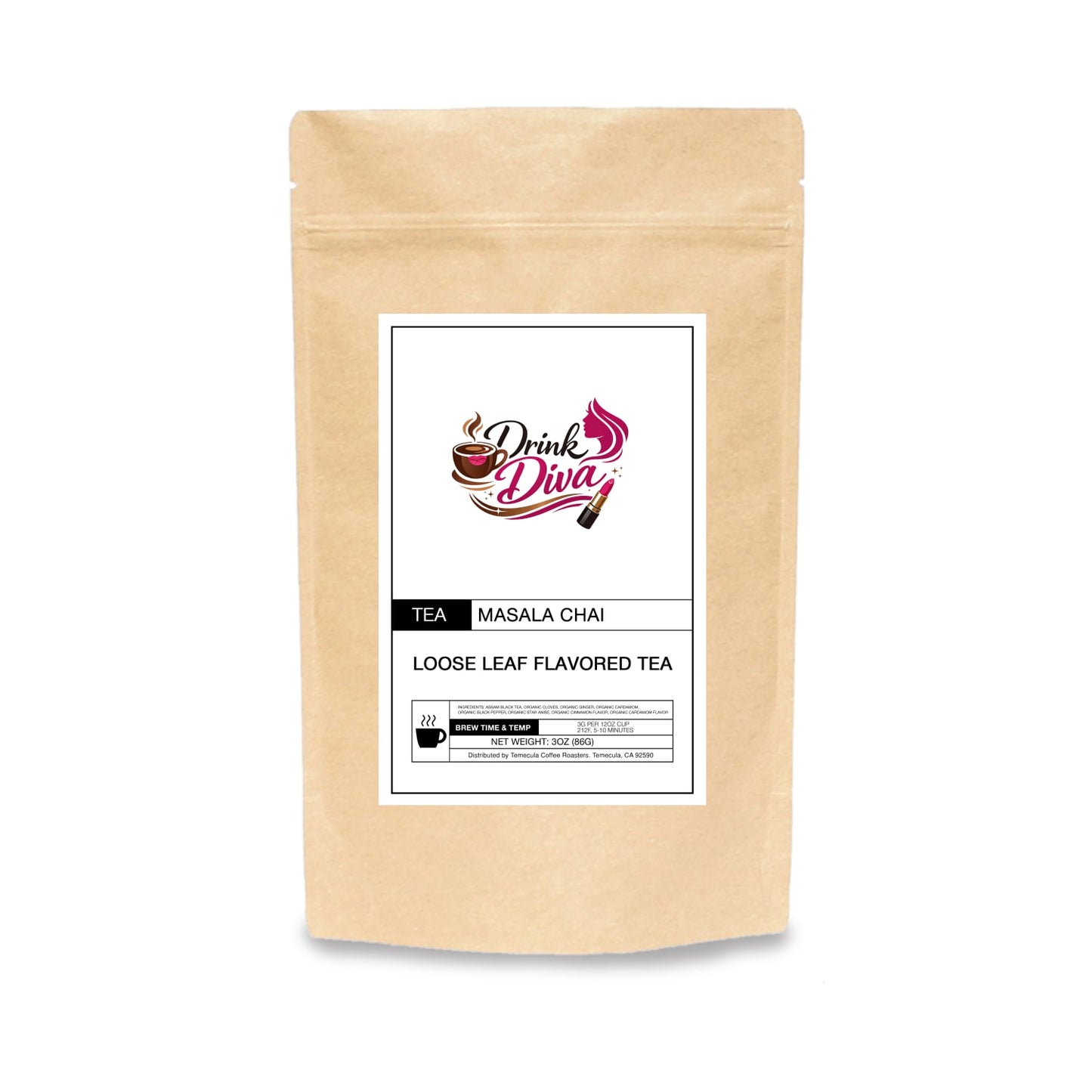 Masala Chai Tea - Spiced Indian Black Tea Blend | Drink Diva